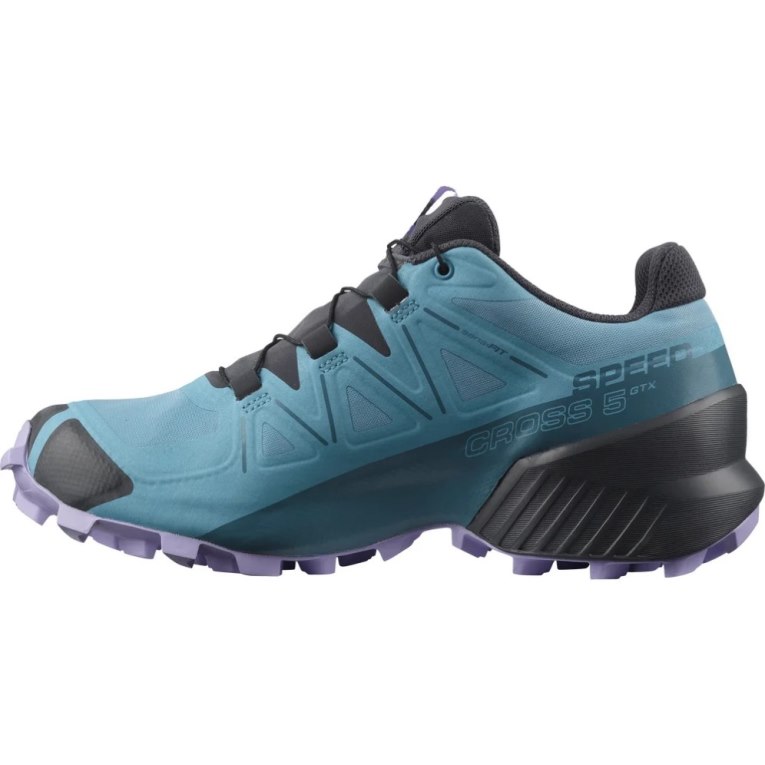 Turquoise Salomon Speedcross 5 GTX Women's Trail Running Shoes | IE UN0634